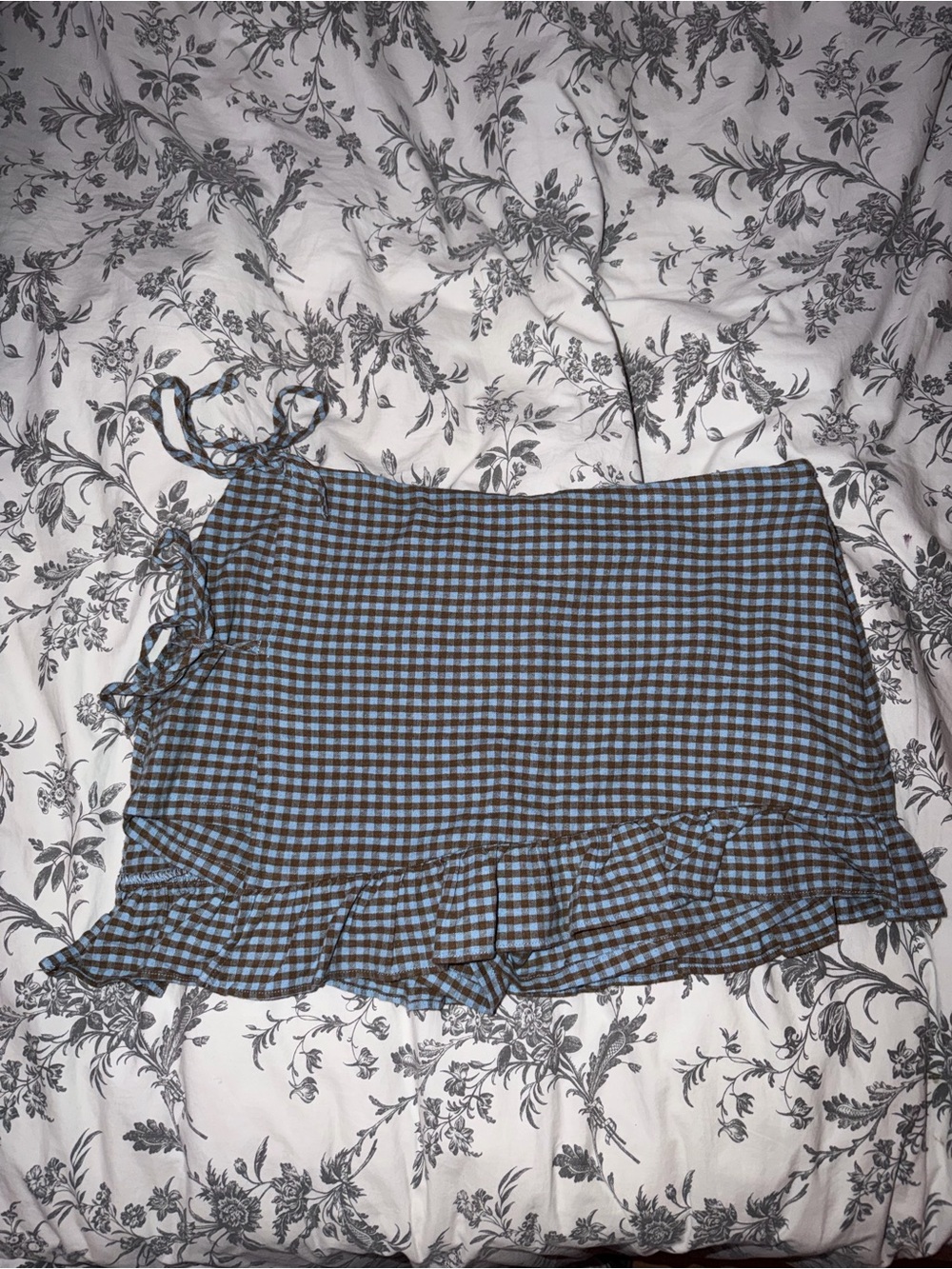 ASO Noah Morgan in My Fault: London Kimchi Blue Brown Checkered Skort - Picture 3 of 5
